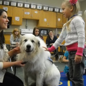 Farrah+pets+Sophie