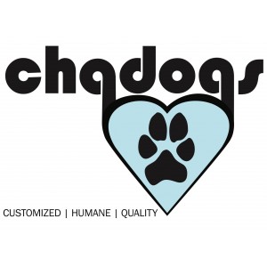chqdogs logo blue heart w black outline